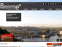 Tablet Screenshot of bayonne-tourisme.com